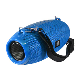 Колонка K20 (Bluetooth/MicroSD/USB/AUX) синяя