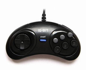 Джойстик Sega Controller 9 pin черный