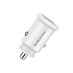 АЗУ-USB Borofone BZ8 2 выхода 2.4A белый