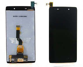 Дисплей для телефона Alcatel OT-6039Y/6039K (Idol 3) (4.7") в сборе с тачскрином Черный