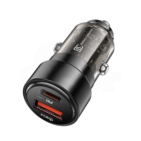 АЗУ-USB/Type-C BC CC15 75W QC4.0 черный