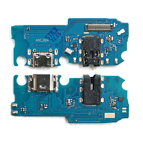 Шлейф Samsung A022G (A02) плата системный разъем/разъем гарнитуры/микрофон