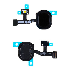 Шлейф Samsung M315F (M31) сканер отпечатка пальцев Черный