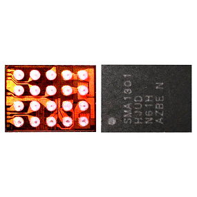 Микросхема Samsung SM1301 - Контроллер аудио (A105F/A205F/A305F/A505/G970/G973/G975)
