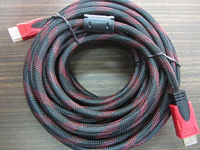 Кабель HDMI (папа) - HDMI (папа) 1,4V 5m в переплете