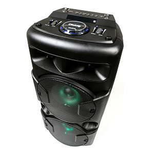 Колонка Dialog Oscar AO-20 (30W/RMS/Караоке с микрофоном/BT/FM/USB/SD/LED) черная