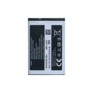 АКБ для телефона Samsung L700, M7500, F400, S3650, C3060, C5510, S5610 (AB463651BU) - Премиум
