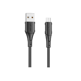 Дата кабель micro USB - USB VFan X12 3A 1м белый