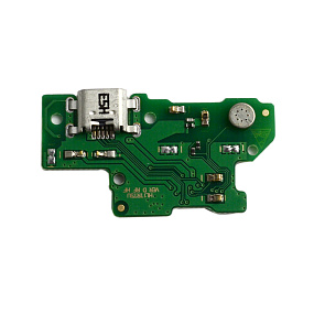 Шлейф Huawei Y7 2019 плата на системный разъем/микрофон