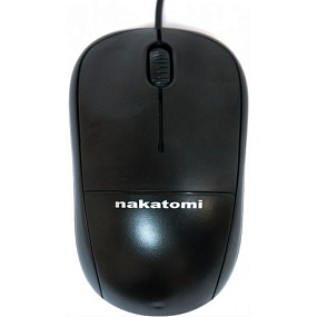 Мышь проводная Nakatomi MON-05U USB черная