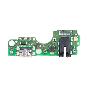 Шлейф Infinix Smart 7 (X6515) плата на системный разъем/разъем гарнитуры/микрофон - Премиум