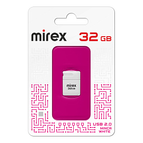 32Gb Mirex Minca белая 2.0 