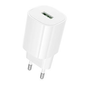 СЗУ-USB Borofone BA102A 1 выход 3А QC3.0 18W белый