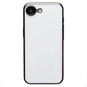 Кейс iPhone 16E/17E пластик PC073 с закрытой камерой черный