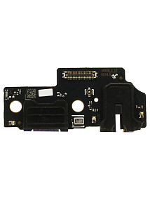 Шлейф Samsung A055F (A05) плата системный разъем/разъем гарнитуры/микрофон - Премиум