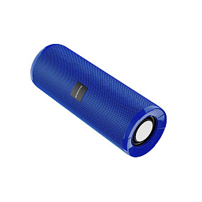 Колонка Borofone BR1 (Bluetooth/MicroSD/USB/FM/AUX) 10W синяя(УЦЕНКА)повр. упаковка