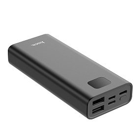 Портативное зарядное устройство Hoco J46 Lightning/USB/Micro/Type-C 10000mAh черный