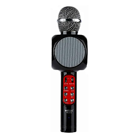 Микрофон WSTER WS-1816 беспр/караоке черный