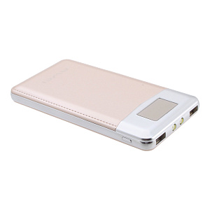 Портативное зарядное устройство Awei P30K 10000mAh LCD золото