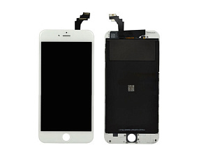 Дисплей для телефона iPhone 6S Plus в сборе Белый - (Pisen)