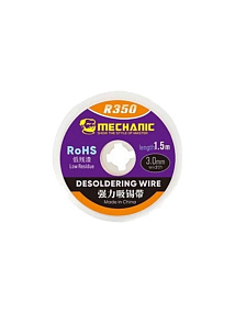 Оплетка (поглотитель олова) Mechanic R-350 (1.5 м*3 мм)