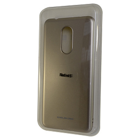 Силиконовый чехол Xiaomi Redmi 5 Molan Cano с блестками золото
