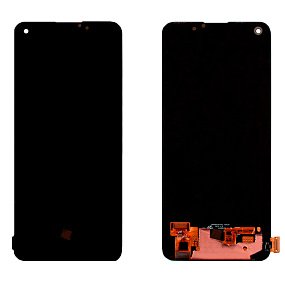 Дисплей для телефона OPPO Reno 5 Lite (CPH2205) в сборе с тачскрином Черный - (AMOLED)