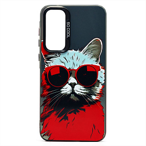 Силиконовый чехол для Samsung A556 Galaxy A55 PC094 кот