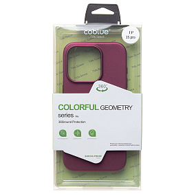 Кейс iPhone 15 Pro силикон SC345 бордовый