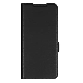 Чехол-книжка DF под кожу Tecno Pova 5 4G черный