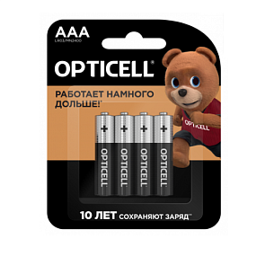 Батарейка ААA Opticell LR3 4BL Basic 4/48/192 1шт