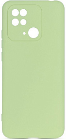 Силиконовый чехол Xiaomi Redmi 10C DF зеленый