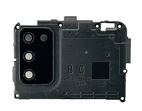 Стекло камеры Samsung A025F/A037F (A02s/A03s) в сборе с рамкой