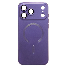 Кейс iPhone 17 Pro Max силикон SafeMag SM020 фиолетовый