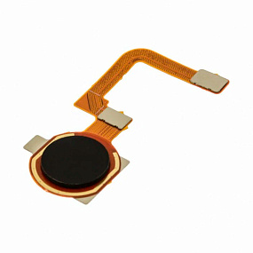 Шлейф Realme C21Y/C25Y сканер отпечатка пальцев Черный