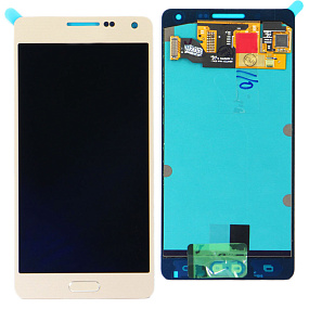 Дисплей для телефона Samsung A500F/A5 (2015) в сборе с тачскрином Золото - Оригинал