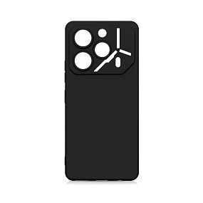 Силиконовый чехол Tecno Pova 6 Pro DF черный
