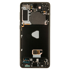 Дисплей для телефона Samsung G996B (S21 Plus) модуль Черный - Оригинал