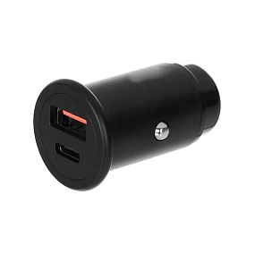 АЗУ-USB/USB-C TFN Rapid 18W03 2 выхода QC3.0 20W черный