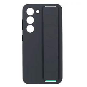 Силиконовый чехол для Samsung SM-S918 Galaxy S23 Ultra с закрытой камерой черный