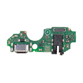 Шлейф Itel A70 (A665L) плата на системный разъем/разъем гарнитуры/микрофон - Премиум