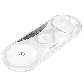 Беспроводное зарядное устройство Borofone BQ19 3в1 15W белый