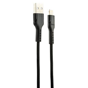 Дата кабель lightning - USB Hoco U31 1м черный