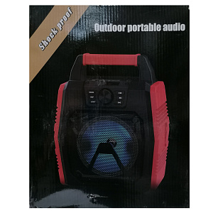 Колонка K29 (Bluetooth/MicroSD/USB/FM/AUX) красные