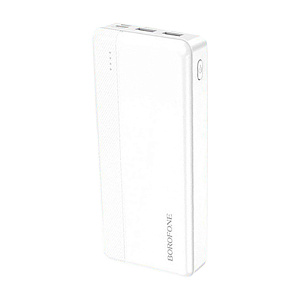 Портативное зарядное устройство Borofone BJ24A 2USB/Micro/Type-C 20000mAh белый