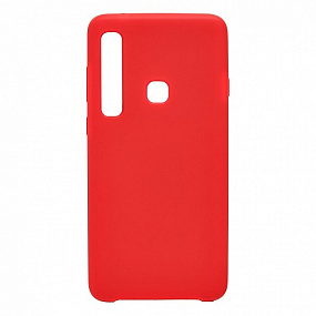 Силиконовый чехол для Samsung A920 Galaxy A9 (2018) матовый красный