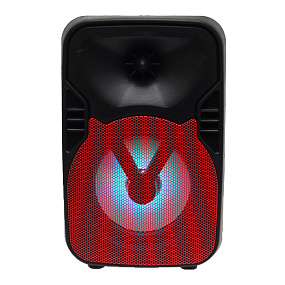 Колонка JBK-435 (Bluetooth/USB/TF/FM/AUX/TWS) 5W красная