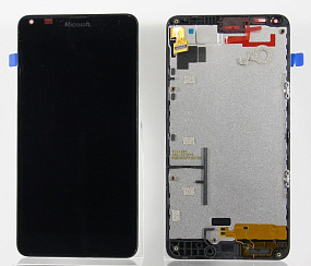 Дисплей для телефона Microsoft Lumia 640 (RM-1077/RM-1075/RM-1072) модуль Черный