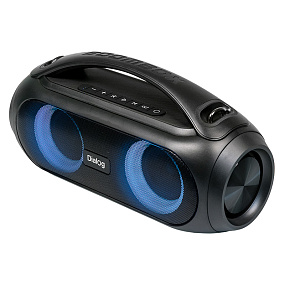 Колонка Dialog Progressive AP-23 (25W/RMS/BT/FM/USB reader/LED) черная