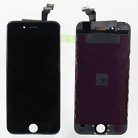 Дисплей для телефона iPhone 6 в сборе Черный - Оригинал